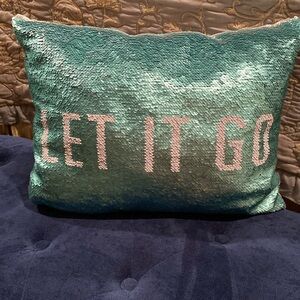 Pottery Barn Kids Disney Frozen sequence decorative accent pillow.  Like new!!